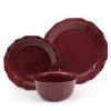 Lace 12-Piece Dinnerware Set, multi-color